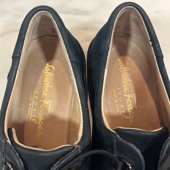 Salvatore Ferragamo soft leather wedge oxfords - Picture 3 of 6